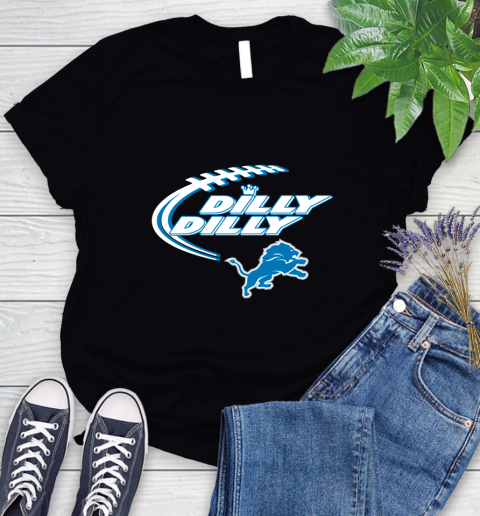 NFL Detroit Lions Dilly Dilly Football Sports Women's T-Shirt 2