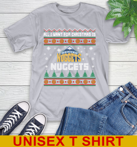 NBA Basketball All I Want For Christmas Is Denver Nuggets 5