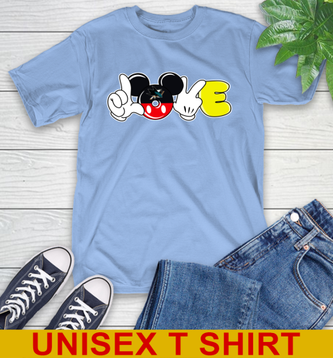 San Jose Sharks NHL Hockey Love Mickey Disney Sports T-Shirt 11