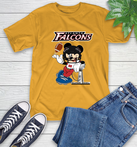 NFL Atlanta Falcons Mickey Mouse Disney Super Bowl Football T Shirt T-Shirt 3