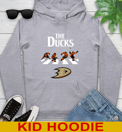NHL Hockey Anaheim Ducks The Beatles Rock Band Shirt Youth Hoodie 6