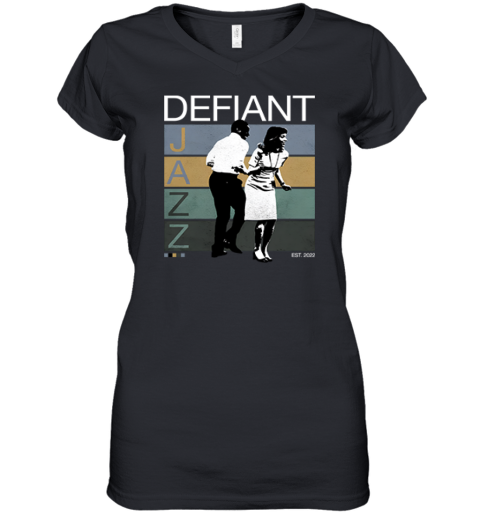 Defiant Jazz Severance Women's V-Neck T-Shirt