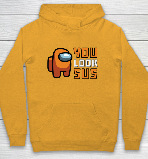 Among Us Shirt You Look SUS Youth Hoodie 2