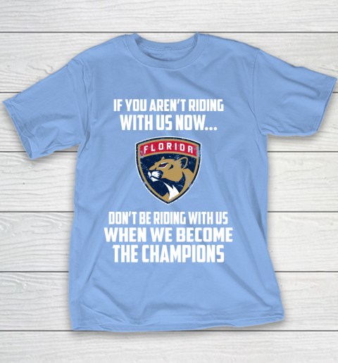 NHL Florida Panthers Hockey We Become The Champions Youth T-Shirt 8