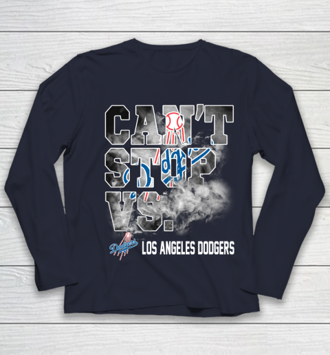 MLB Los Angeles Dodgers Baseball Can't Stop Vs Dodgers Youth Long Sleeve 2