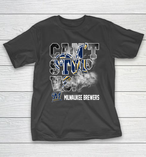 MLB Milwaukee Brewers Baseball Can't Stop Vs Brewers T-Shirt