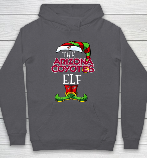 Arizona Coyotes Christmas ELF Funny NHL Hoodie 4