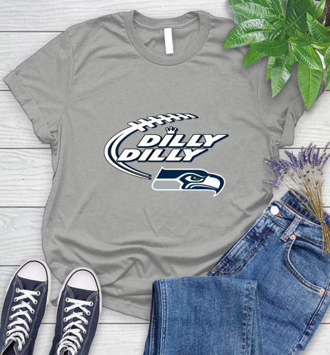 NFL Seattle Seahawks Dilly Dilly Football Sports Women's T-Shirt 10