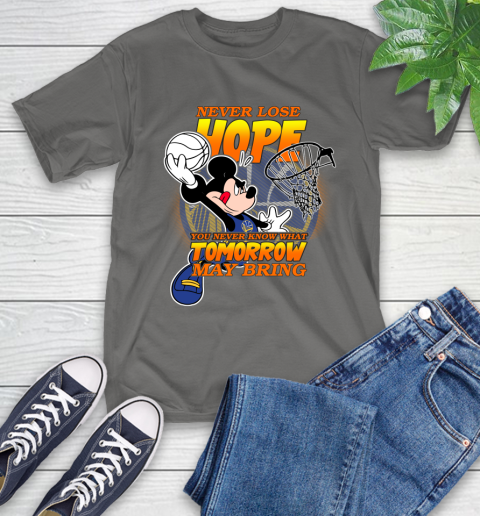 Golden State Warriors NBA Basketball Mickey Disney Never Lose Hope T-Shirt 10