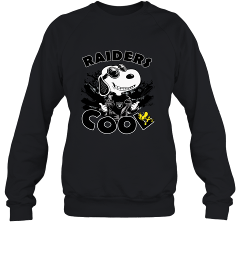 Oakland Raiders Snoopy Joe Cool We're Awesome Sweatshirt