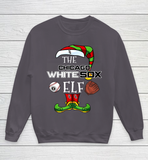 Chicago White Sox Christmas ELF Funny MLB Youth Sweatshirt 5