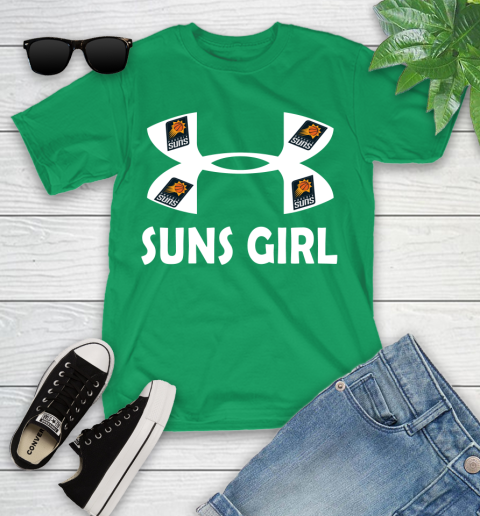 NBA Phoenix Suns Girl Under Armour Basketball Sports Youth T-Shirt 8