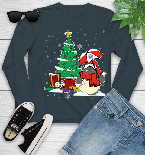 Toronto Blue Jays MLB Baseball Cute Tonari No Totoro Christmas Sports Youth Long Sleeve 9