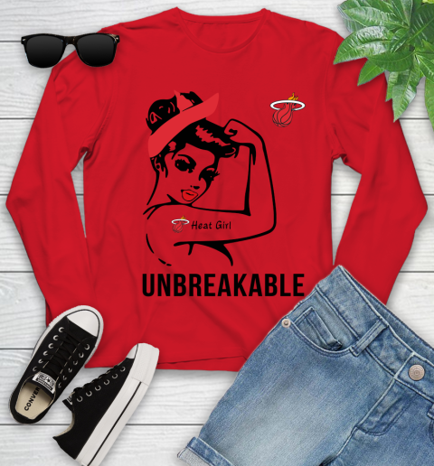 NBA Miami Heat Girl Unbreakable Basketball Sports Youth Long Sleeve 8
