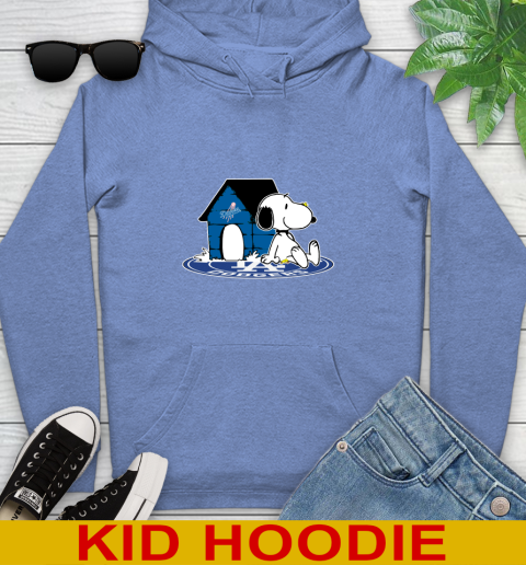 MLB Baseball Los Angeles Dodgers Snoopy The Peanuts Movie Shirt Youth Hoodie 12