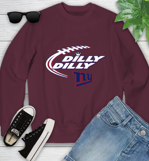 NFL New York Giants Dilly Dilly Football Sports Youth Sweatshirt 5