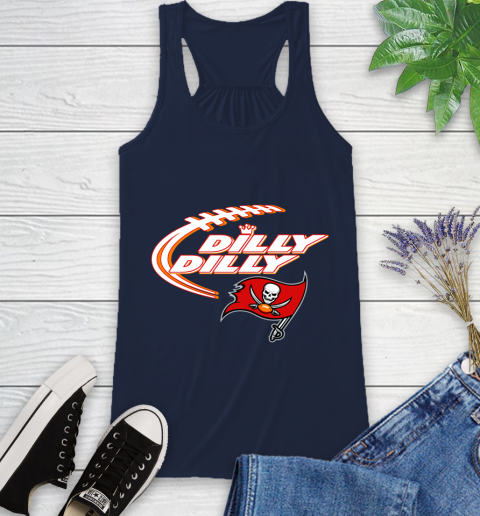 NFL Tampa Bay Buccaneers Dilly Dilly Football Sports Racerback Tank 12