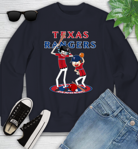 MLB Texas Rangers Rick And Morty Baseball 117