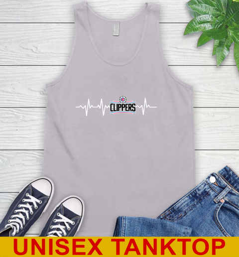 LA Clippers NBA Basketball Heart Beat Shirt Tank Top 3