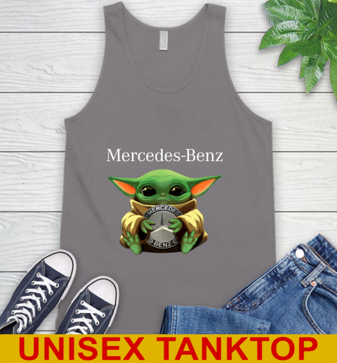 Star Wars Baby Yoda Hugs Mercedes Car Shirt 72