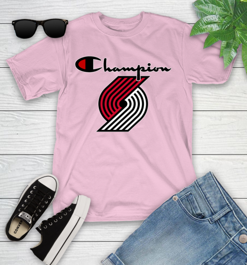 NBA Basketball Portland Trail Blazers Champion Shirt Youth T-Shirt 7