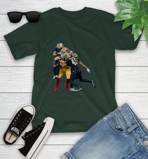 Sprint Football San Francisco 49ers And New Orleans Saints Shirts 105