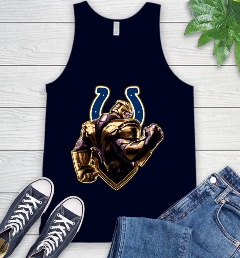 NFL Thanos Avengers Endgame Football Sports Indianapolis Colts Tank Top 3