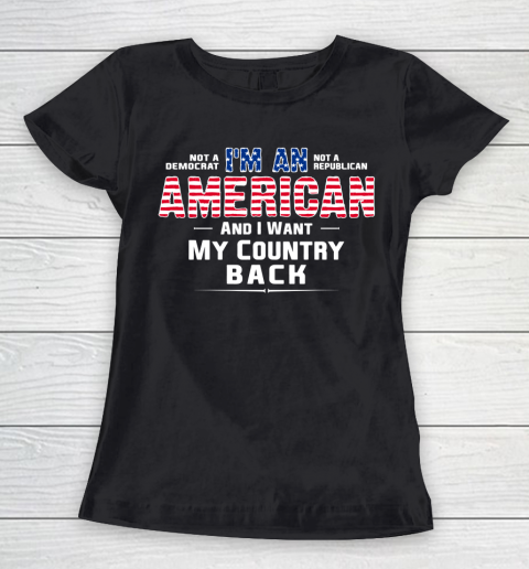 Veteran Shirt Patriot I Am An American Women's T-Shirt