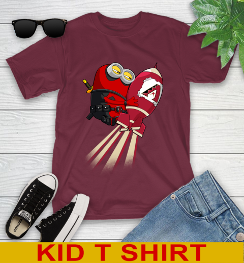 MLB Baseball Arizona Diamondbacks Deadpool Minion Marvel Shirt Youth T-Shirt 5