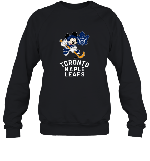 NHL Hockey Mickey Mouse Team Toronto Maple Leafs Sweatshirt