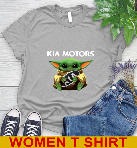 Star Wars Baby Yoda Hugs Kia Motors Car Shirt 89