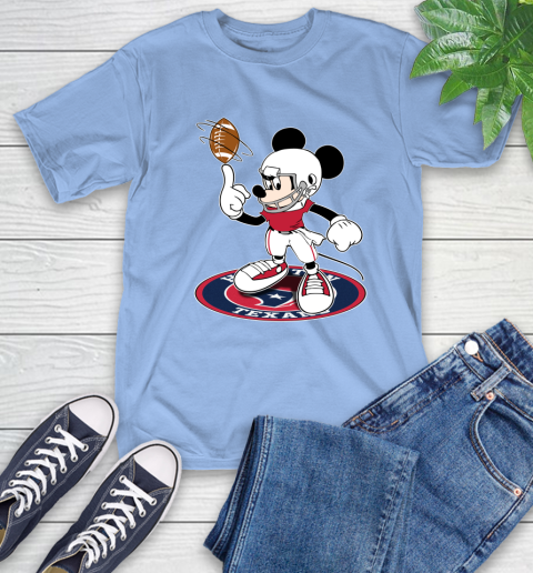 NFL Football Houston Texans Cheerful Mickey Disney Shirt T-Shirt 12