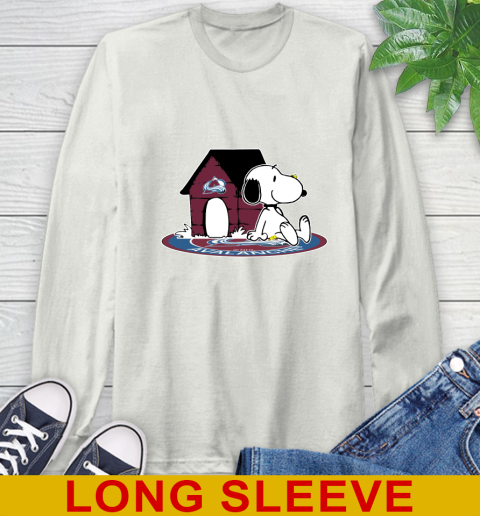 NHL Hockey Colorado Avalanche Snoopy The Peanuts Movie Shirt Long Sleeve T-Shirt 12