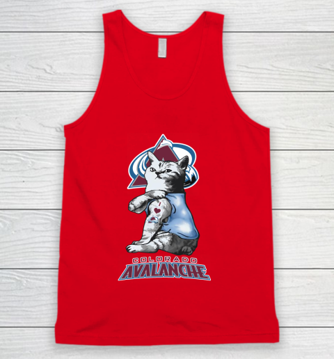 NHL My Cat Loves Colorado Avalanche Hockey Tank Top 5