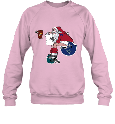 Santa Claus New York Giants Shit On Other Teams Christmas Sweatshirt