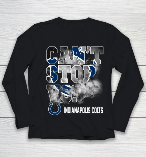 NFL Indianapolis Colts Can't Stop Vs Youth Long Sleeve