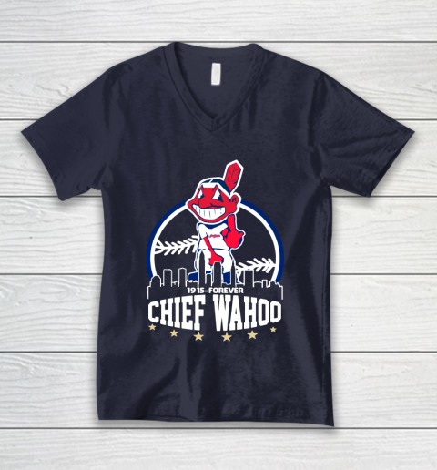 Chief Wahoo Shirt Cleveland Indians 1915 Forever V-Neck T-Shirt 2