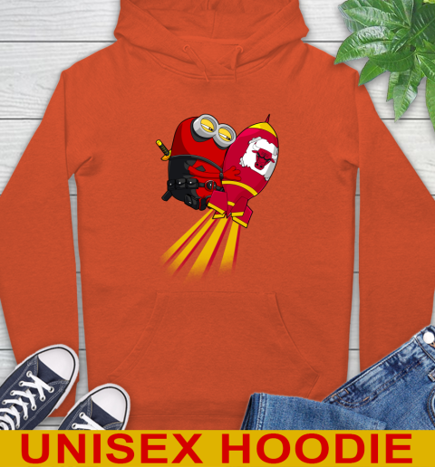NBA Basketball Chicago Bulls Deadpool Minion Marvel Shirt Hoodie 4