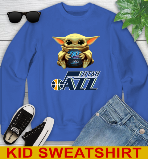 NBA Basketball Utah Jazz Star Wars Baby Yoda Shirt 119
