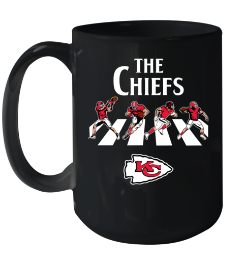 NFL Football Kansas City Chiefs The Beatles Rock Band Shirt Ceramic Mug 15oz