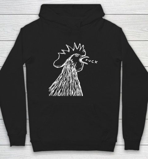 Funny Chicken Rooster Saying FUCK Hoodie