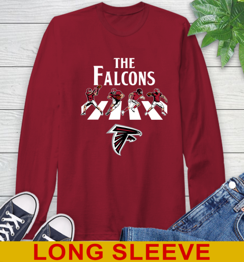 NFL Football Atlanta Falcons The Beatles Rock Band Shirt Long Sleeve T-Shirt 9