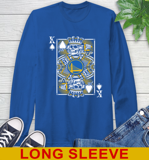 Golden State Warriors NBA Basketball The King Of Spades Death Cards Shirt Long Sleeve T-Shirt 11