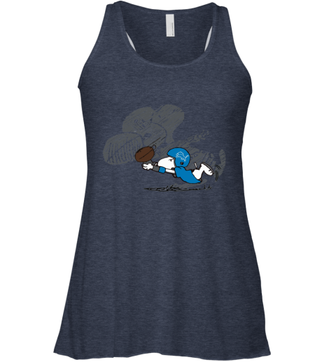 Detroit Lions Snoopy Plays The Football Game Racerback Tank