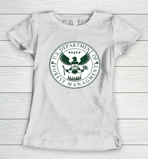 Make America Rake Again US Department Of Forest Managment Women's T-Shirt