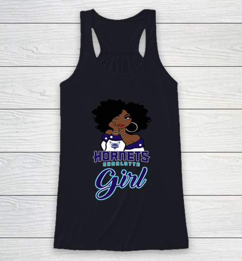 Charlotte Hornets Girl NBA Racerback Tank 8