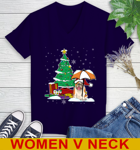 Bulldog Christmas Dog Lovers Shirts 75