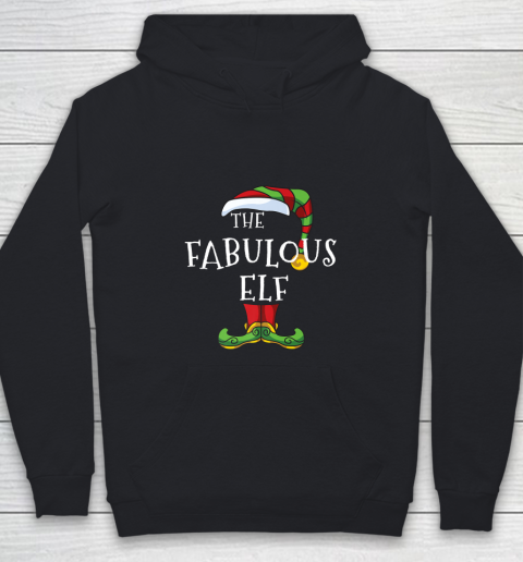 Fabulous Elf Family Matching Christmas Group Gift Pajama Youth Hoodie