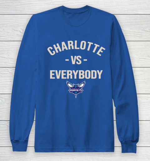 Charlotte Hornets Vs Everybody Long Sleeve T-Shirt 6