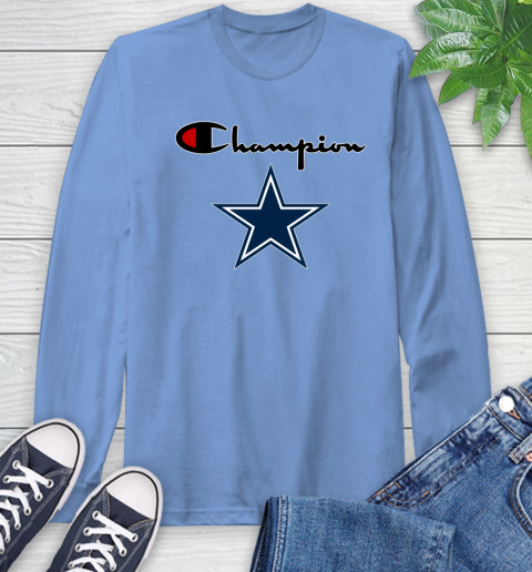 NFL Football Dallas Cowboys Champion Shirt Long Sleeve T-Shirt 10